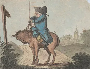 Tricorn Collection: Hints to Bad Horsemen, No. 1: Symptoms of Restiveness, May 10, 1781. Creator: Unknown