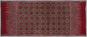 Plain Weave Prints: Hip Wrapper (tapis), 1800-1850. Creator: Unknown