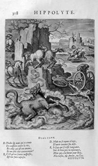 Dragging Gallery: Hippolytus, 1615. Artist: Leonard Gaultier