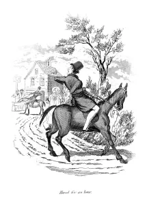 Trouble Prints: Hired for an Hour, 19th century