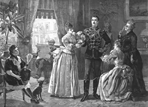 Presentation Gallery: 'His First Levee', 1890. Creator: Unknown