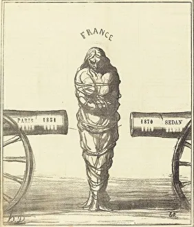 Newsprint Prints: Histoire d'un règne, 1870. Creator: Honore Daumier