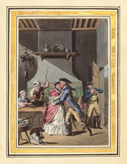 Histoire de Manon Lescaut (volume I), published 1797. Creators: Louis-Joseph Lefevre