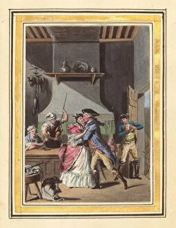 Chopping Block Gallery: Histoire de Manon Lescaut (volume I), published 1797. Creators: Louis-Joseph Lefevre