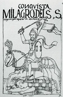 Historia De Espana - Peru. Siglo XVI Intervencion Milagrosa Del Apostol Santiago