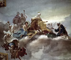 Images Dated 12th July 2018: Historia De Espana. Siglo XV Isabel LA Catolica Rendicion De Granada Isabel LA