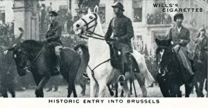 Albert I Collection: Historic Entry into Brussels, 1918 (1937)