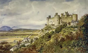 Historic Harlech Castle, Famed in Welsh Song, c1948. Creator: Unknown