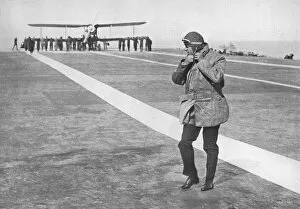 An Historic Occasion: King Edward removing his flying helmet, 1936