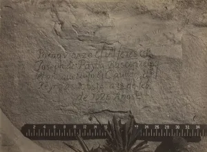 Historic Spanish Record of the Conquest, South Side of Inscription Rock, N. M. No