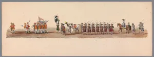 Reenactment Prints: Historical parade at the second centenary of the Utrecht University