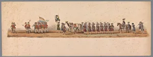 Reenactment Prints: Historical parade at the second centenary of the Utrecht University