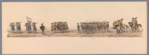 Reenactment Prints: Historical parade at the second centenary of the Utrecht University