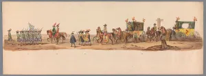 Reenactment Prints: Historical parade at the second centenary of the Utrecht University