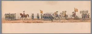 Reenactment Prints: Historical parade at the second centenary of the Utrecht University