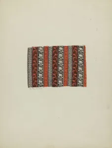 Printed Prints: Historical Printed Cotton, c. 1940. Creator: Arlene Perkins