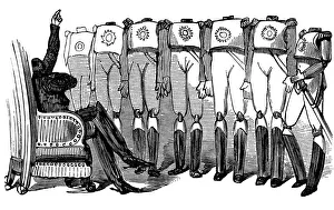 Addressing Prints: History of Holy Russia. Nicholas I makes a speech before the Guards