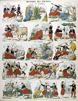 Zouave Gallery: History of the Zouaves in Africa, in the Crimea and in Italy, (19th century)