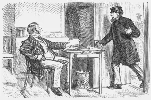 Charles Samuel Collection: A Hitch, 1874. Artist: Charles Samuel Keene