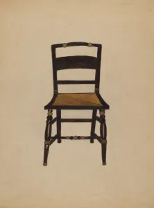 Hitchcock Chair, 1935 / 1942. Creator: Genevieve Sherlock