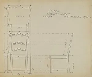 Hitchcock Chair, c. 1936. Creator: Robert Brigadier