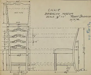 Robert Brigadier Prints: Hitchcock Chair, c. 1936. Creator: Robert Brigadier