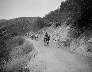 Hitting the trail, c.between 1910 and 1920. Creator: Unknown