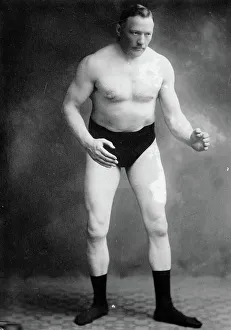 Wrestling Prints: Hjalmar Lundin, between c1910 and c1915. Creator: Bain News Service