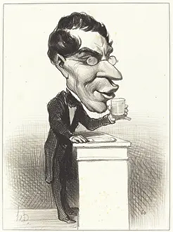 Judge Prints: H.M. Augustin Corne, 1849. Creator: Honore Daumier