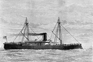 H.M. iron-clad ram Rupert, 1874. Creator: Unknown