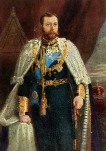 H.M. King George V. - front page, c1911. Creator: Unknown