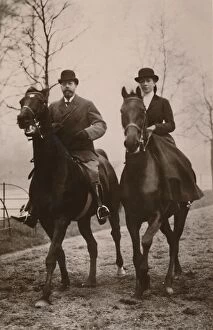 Princess Royal Gallery: H.M. King George V. and Princess Mary, 1914. Creator: Rotary Photo