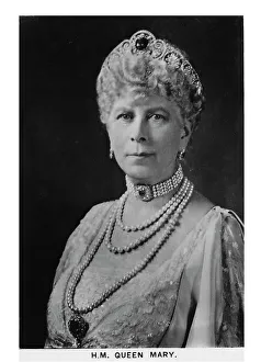 Rj Lea Prints: HM Queen Mary (1867-1953), 1937