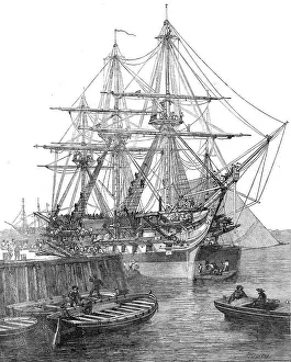 Rigging Prints: H.M. Screw Line-of-Battle Ship Caesar