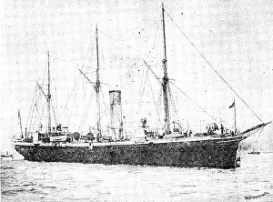 Symonds And Co Prints: H.M.S. Brisk, 1890. Creator: Unknown