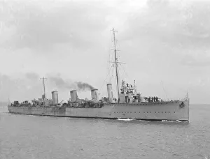 HMS Broke, 1914. Creator: Kirk & Sons of Cowes