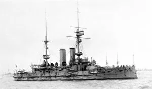 Images Dated 20th March 2007: HMS Bulwark, British battleship, c1899-1914