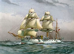 Print Collector22 Gallery: HMS Calliope, Royal Navy 3rd class cruiser, c1890-c1893