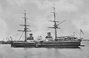 Reflected Collection: H.M.S. Inflexible in 1880, c1880, (1904). Artist: Symonds & Co