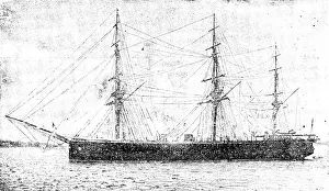 H.M.S. Raleigh, 1890. Creator: Unknown