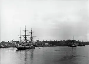 Brisbane Prints: H.M.S. Royalist Brisbane visit, 1895. Creator: Unknown
