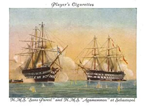 Sea Battle Gallery: H.M.S. Sans Pariel and H.M.S. Agamemnon at Sebastopol, 1936
