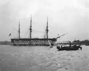 Images Dated 15th May 2008: HMS Victory, Isle of Wight, England, 1912