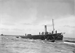 Edgar Wp Prints: HMY Britannia before being sunk, July 1936. Creator: Kirk & Sons of Cowes