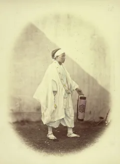 Vignette Prints: Ho-Ni or Hypocrite, 1866-1867. Creator: Felice Beato