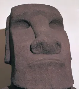 Hoa Hakananai a, from Orongo, Easter Island (Rapa Nui), Polynesia, c1000