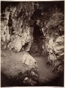 Hoa Nghiem Cave, Grotto of the August Transformation, c. 1875. Creator: Emile Gsell (French