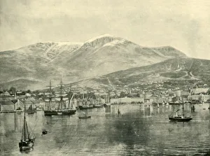 Tasmania Gallery: Hobart, from the Bay, 1901. Creator: Unknown