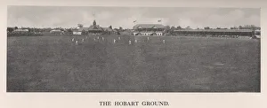 Tasmania Prints: The Hobart Cricket Ground, Tasmania, Australia, 1912. Artist: The Sydney Daily Telegraph