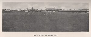 Tasmania Gallery: The Hobart Cricket Ground, Tasmania, Australia, 1912. Artist: The Sydney Daily Telegraph
